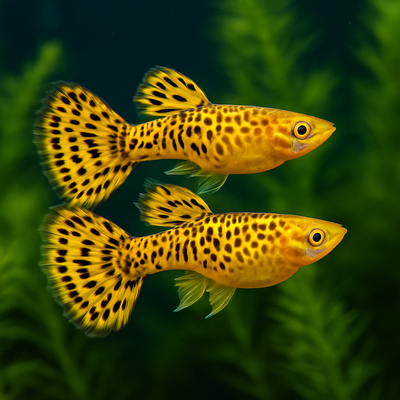 Endler Tiger Guppy  (Yellow) – Striking Energetic Livebearer