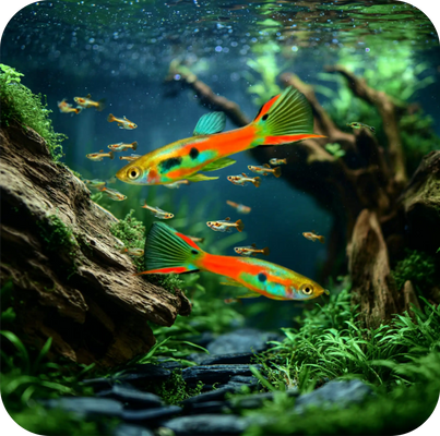 Endler and Fry Guppy (Poecilia wingei) – Growing Colourful Livebearer - Image 1