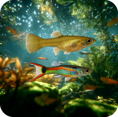 Endler and Fry Guppy (Poecilia wingei) – Growing Colourful Livebearer - Image 4