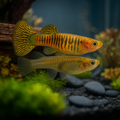 Endler Tiger Guppy  (Yellow) – Striking Energetic Livebearer - Image 5
