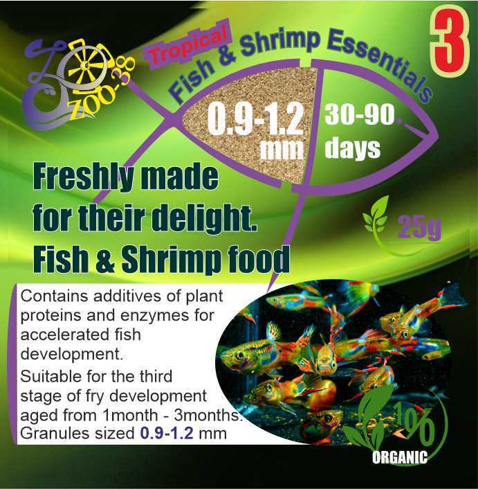 Live Artemia & Fish Protein for Fish fry food Baby Tropical Fish & Shrimp ZOO38