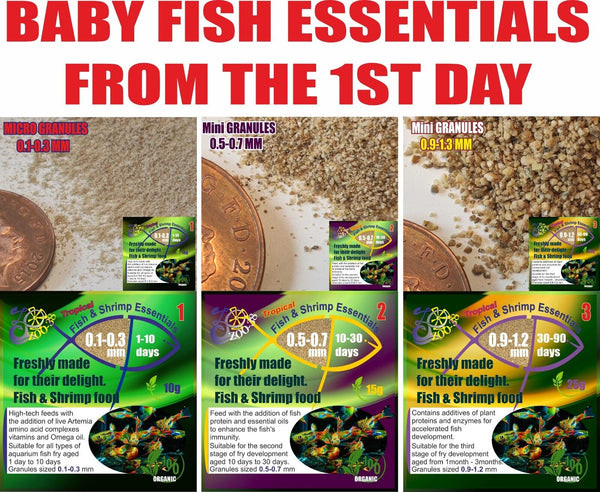 Live Artemia & Fish Protein for Fish fry food Baby Tropical Fish & Shrimp ZOO38