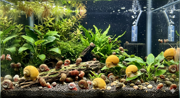 100x Mixed Snails Assortment – Ramshorn Dominant Mix (with Apple, Pond More) - Image 2